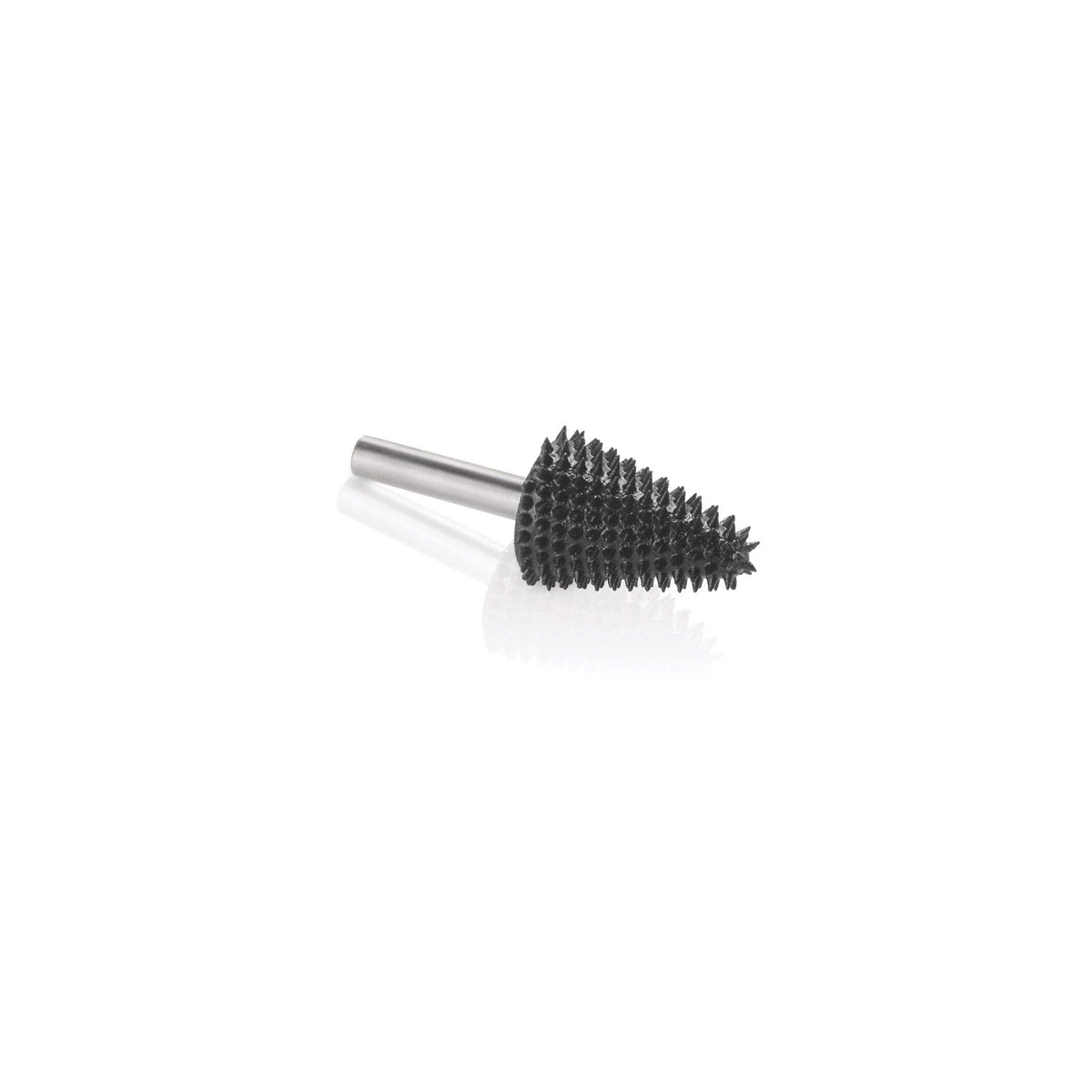 Kutzall Extreme Taper Rotary Burr, 1⁄4" Shaft, Very Coarse - Wood Carving Bit for Bosch, DeWalt, Milwaukee. Abrasive Tungsten Carbide, 3⁄4" (19mm) Dia. X 1-1⁄4" (31.8mm) Length, TX-34C