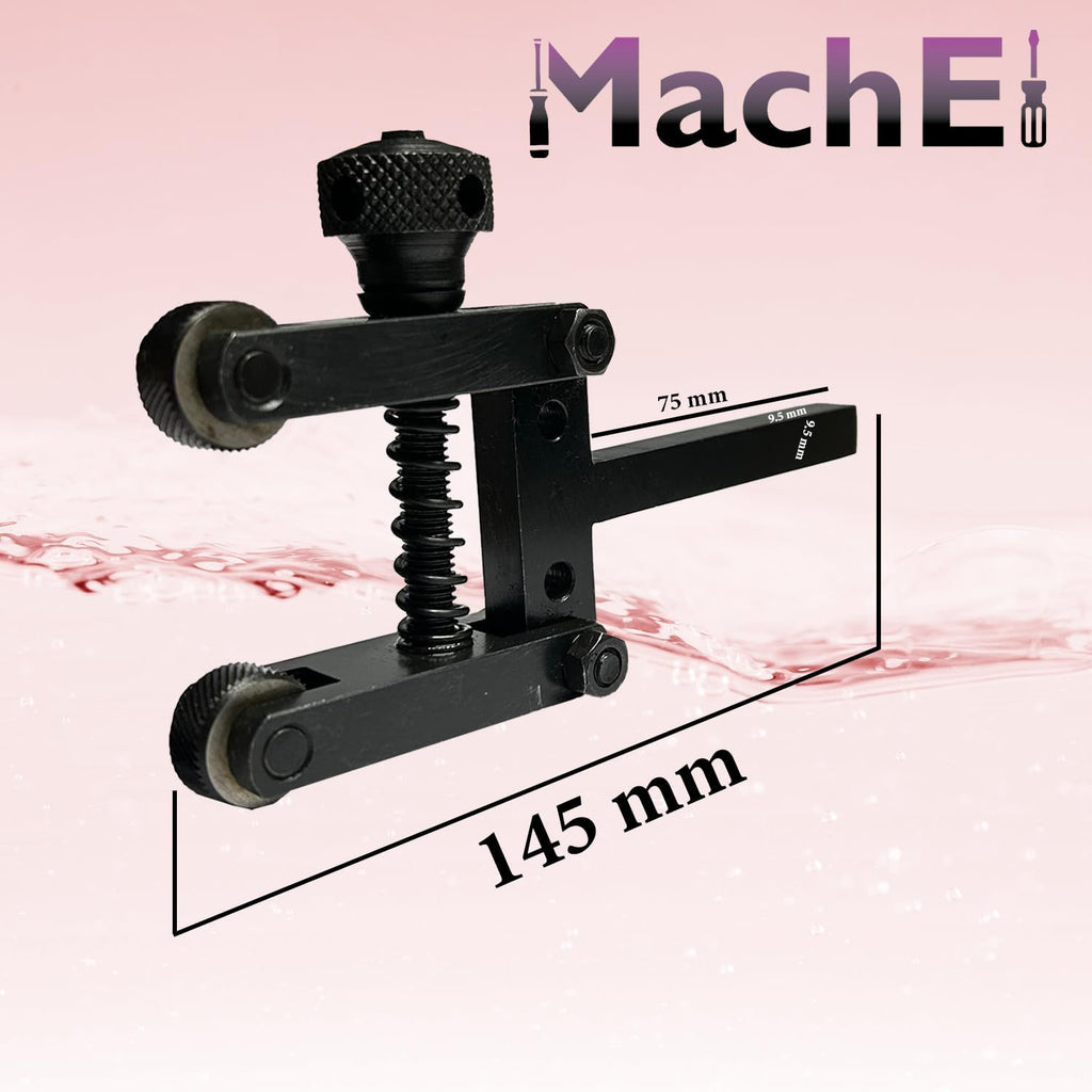 MachEI Spring-Loaded Clamp Type Knurling Tool with 2-Inch Capacity and 3/8" Shank for Lathes, ‎epoxy Black