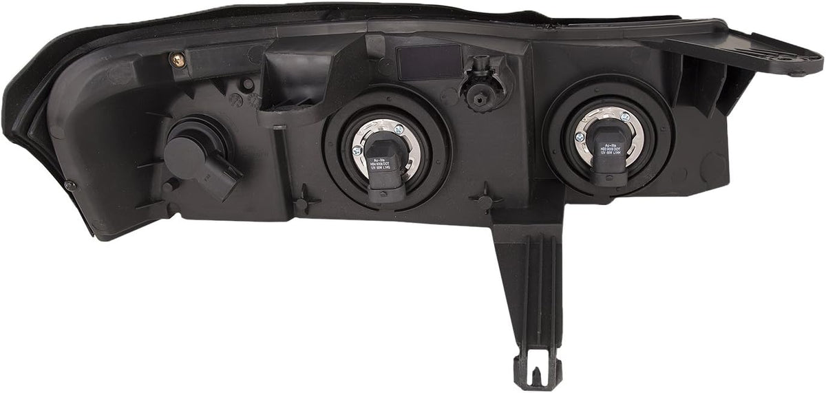 HEADLIGHTSDEPOT Chrome Housing Halogen Headlight Compatible With Saturn Vue 2006-2007 Includes Right Passenger Side Headlamp