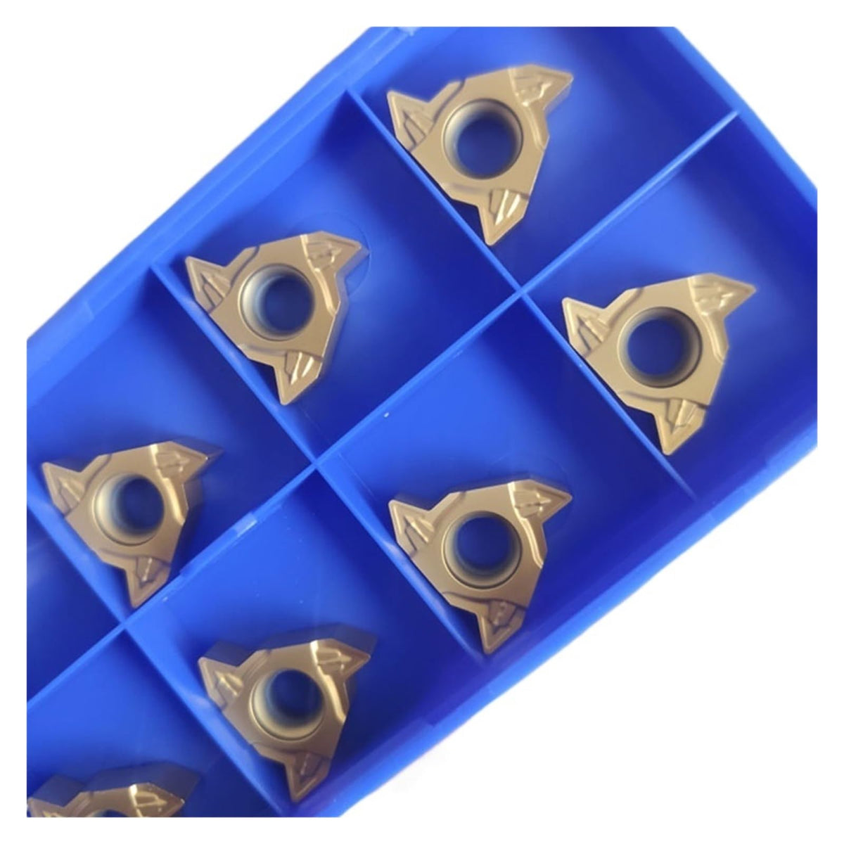 Indexable Carbide Turning Inserts 10PCS RT22.01W-N60P 201 Hard Alloy Thread Cutting Tool Lathe Turning Applies to Stainless Steel