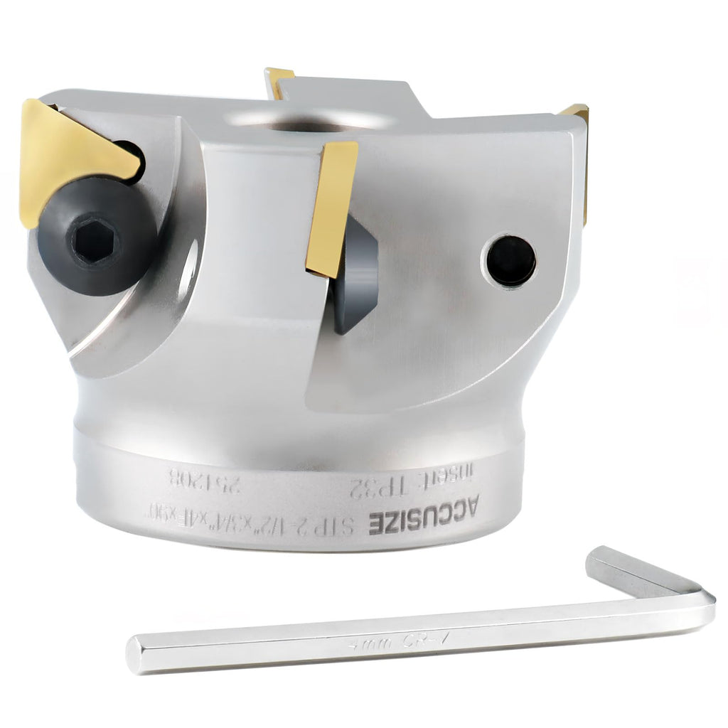 Accusize Indexable Face Shell Milling Cutter, 2-1/2 in, 3508-0016