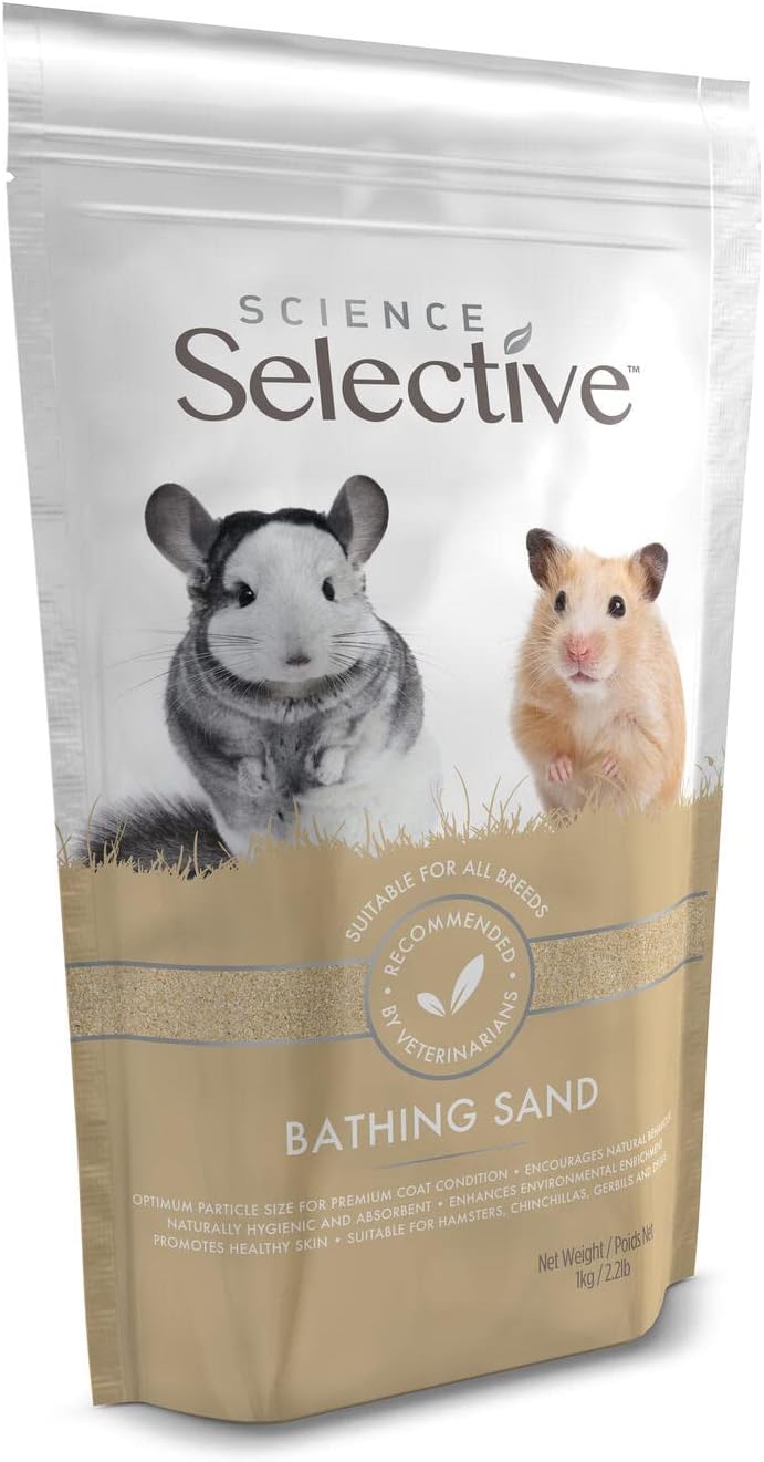 Science Selective Bathing Sand for Hamsters, Gerbils, Chinchillas & Degus