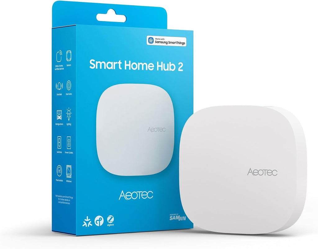 Smart Home Hub2 - V4, Works as a SmartThings Hub, Zigbee, Matter Gateway, Compatible with Alexa, Google Assistant