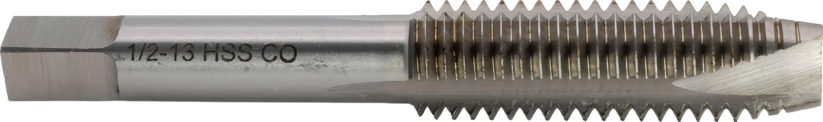 CME Cobalt Spiral Point Plug Taps, 1/2"-13 UNC, H3, 3 Fl, 5 pcs