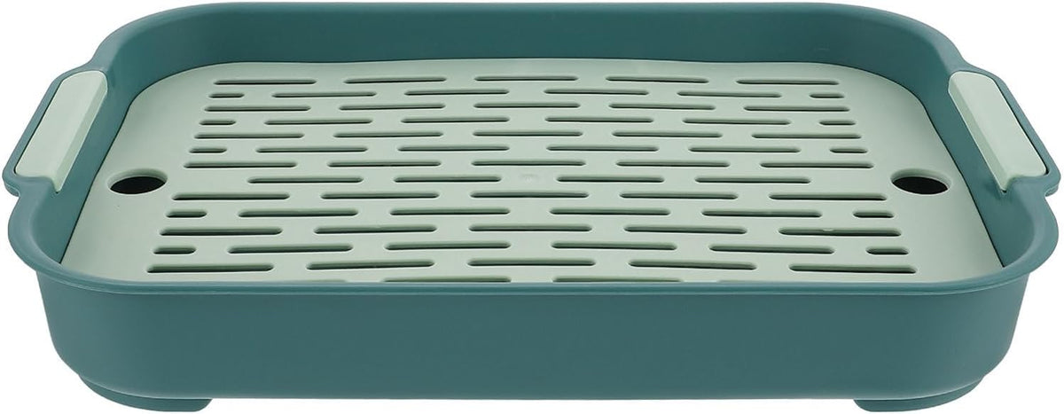 Bunny Litter Box Training Potty Activity Supplies for Rabbits Guinea Pigs Rectangular Hamster Toilet