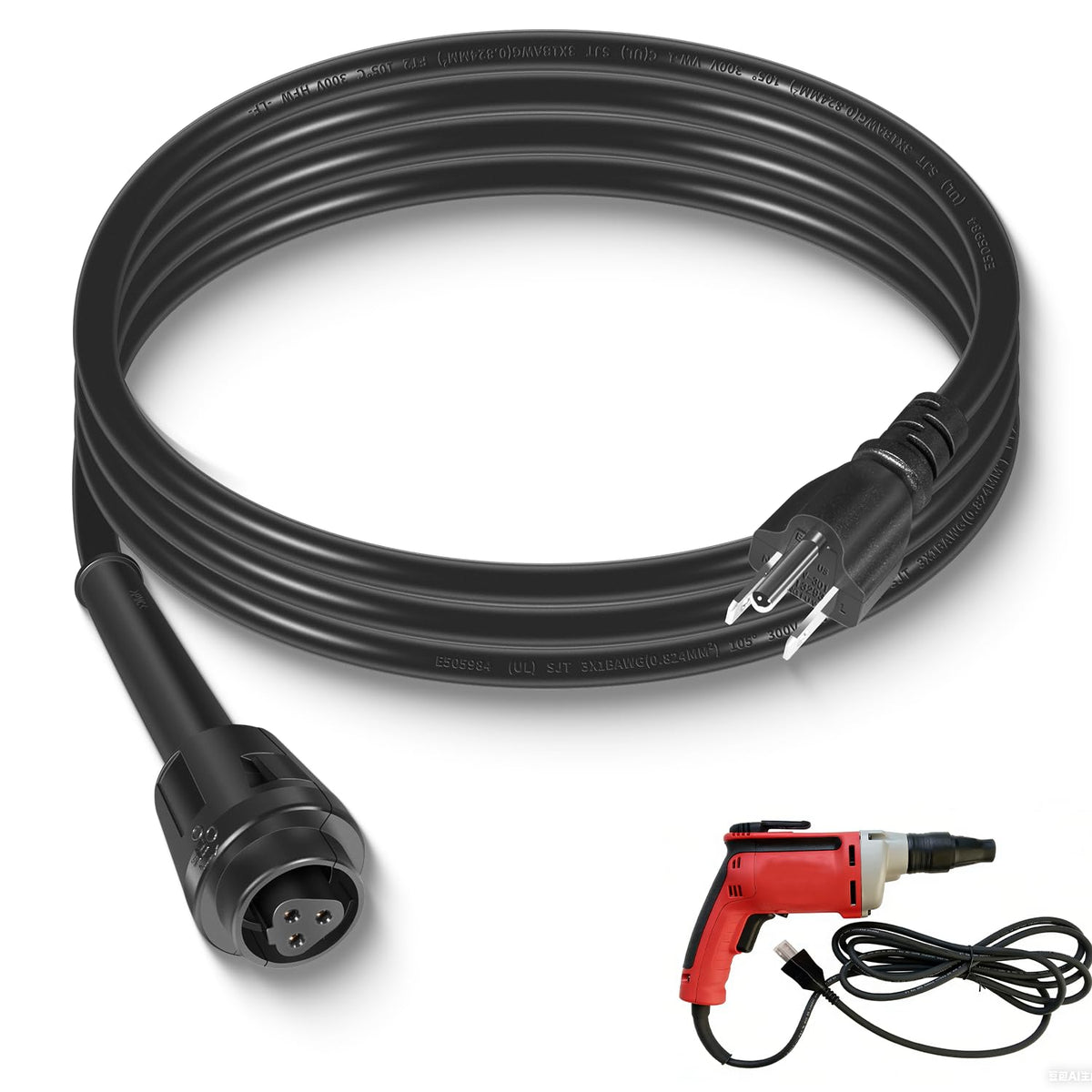 48-76-4008 Quick-Lock Cord 8 Feet for Power Tool Drills Reciprocating Saws