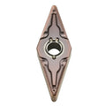 ASZLBTYM 10PCS VNMG332 / VNMG160408-MA CNC Lahe Indexable Carbide Turning Insert Cutting Blade for VNMG Turning Tool Holder, Multilayer Coated, 3/16" Thick, 1/32" Radius (Brown, VNMG332)