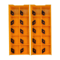 20PCS DCMT21.51 DCMT070204 Lathe Turning Inserts for Stainless SteelCR6011