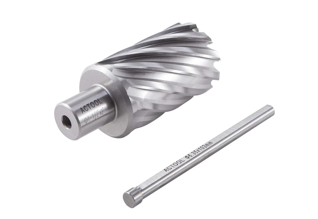 1-1/2" Diameter × 2" Depth of Cut HSS ANNULAR Cutter with 3/4'' Weldon Shank