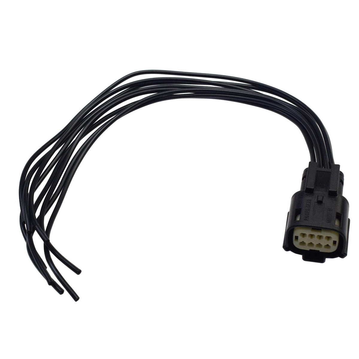 Headlight 6-Pin 8-Way Wire Harness Connector for Chevrolet Silverado 2016-2018