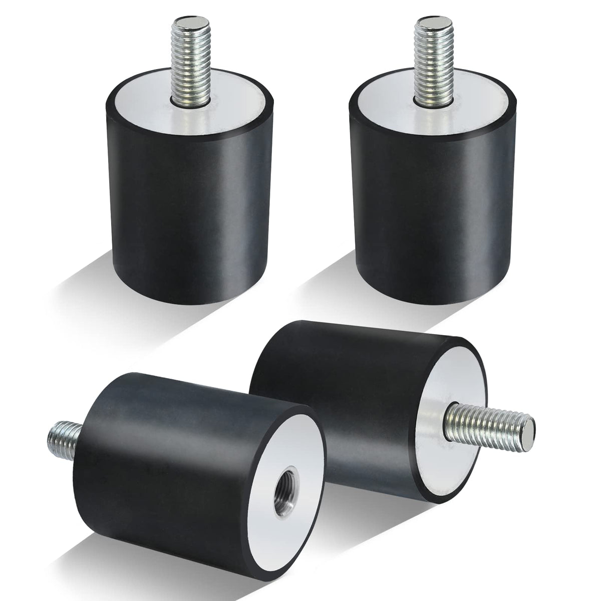 4 Pack Upgrade Rubber Shock Mount, Compatible with Wacker Neuson Compactor