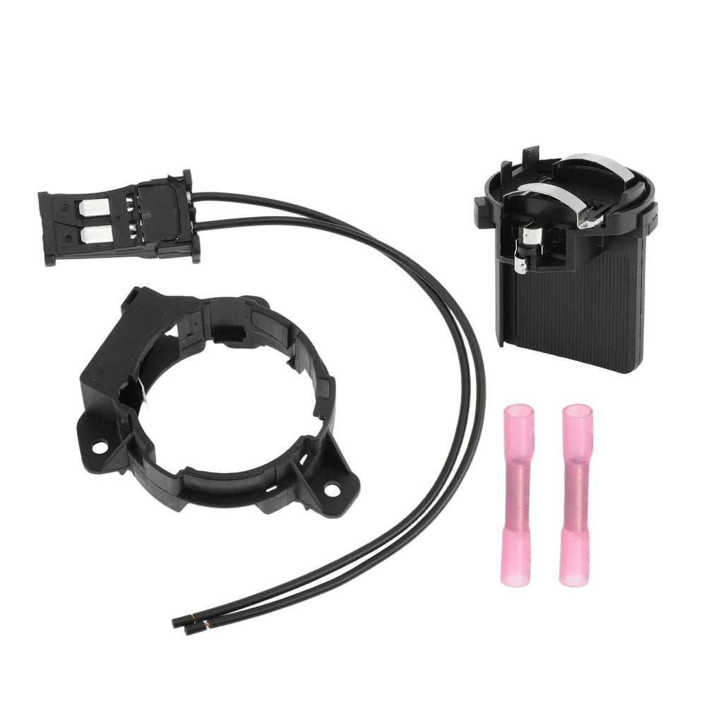 Motoforti H7 Headlight Bulb Socket Adapter Wiring Kit for VW Golf GTI
