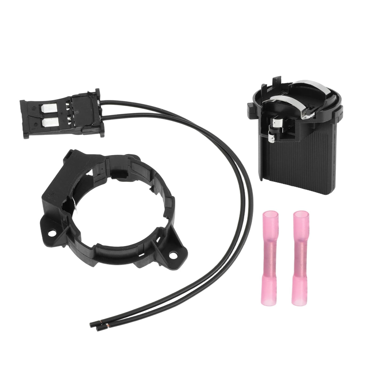 Motoforti H7 Headlight Bulb Socket Adapter Wiring Kit for VW Golf GTI