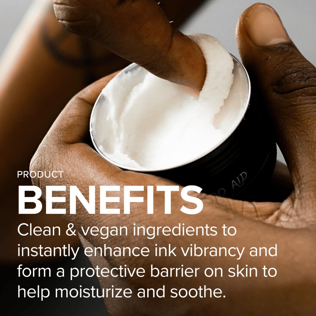 Tattoo Balm & Aftercare Cream, Vanilla Coconut, 1.7 oz