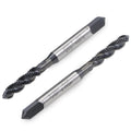 LEPEVNEY M5 x 0.8 Thread Tap Drill Bits M5 Machine Taps, Spiral Flute Thread Tap, Metric Machine Threading Tap HSS Nitriding Coated H2 Tolerance, 2PCS