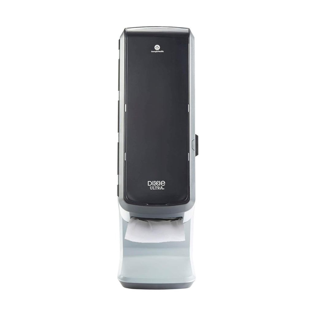 Dixie Ultra Tower Interfold Napkin Dispenser by GP PRO (Georgia-Pacific), Black, 54550A, Holds 1,000 Napkins, 8.800"