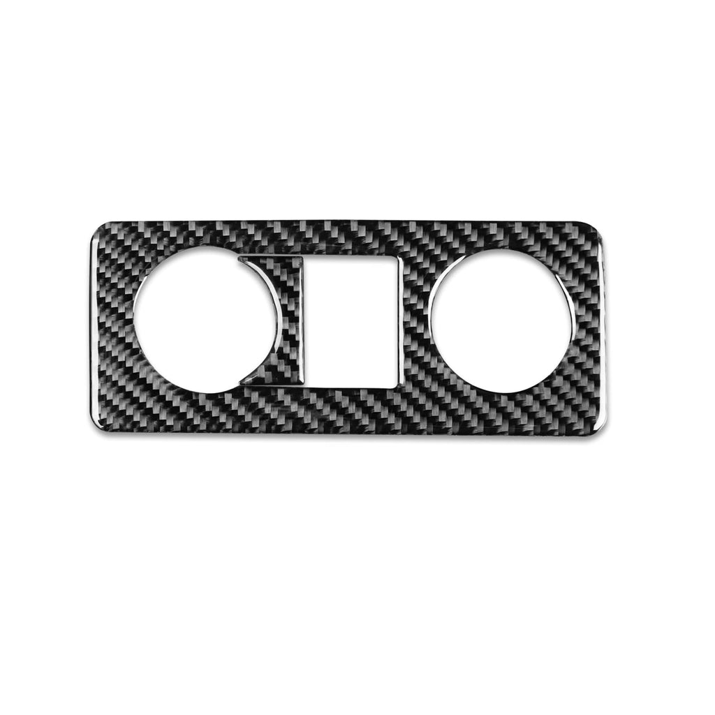 Headlight Switch Trim for Chevy GMC Carbon Fiber Accessory Black -A