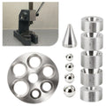 Coin Ring Making Tool with Reducing Plate, Reduction Die Set & Folding Cone