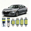 12x LED Interior Light Kit for Honda Accord 2013-2014-2015-2016-2017-2018 | 6000K White Super Bright | Map Dome Vanity Mirror Door Trunk License Plate Lights | Plug and Play | 12-Pack