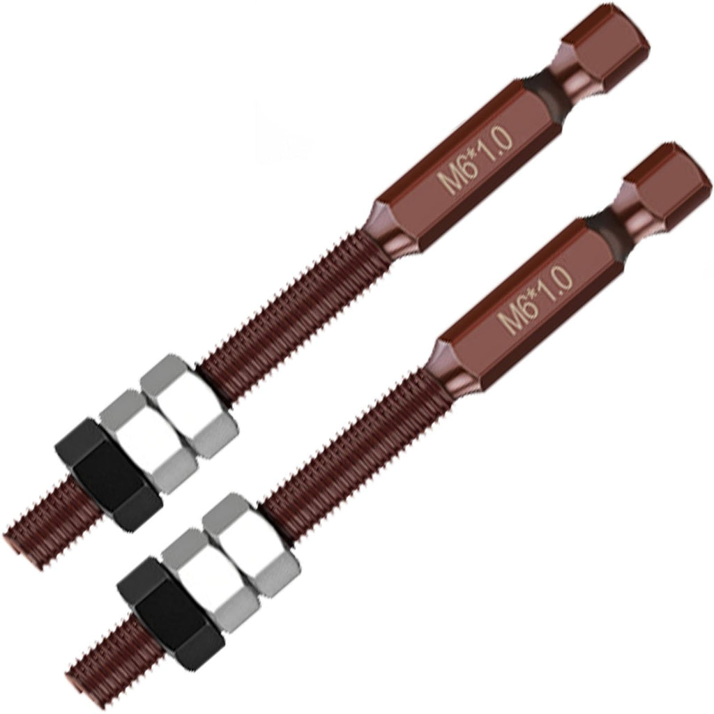 Hankewudi 2 Pcs M6x1.0 Thread Repair Tool Compatible Power Drill