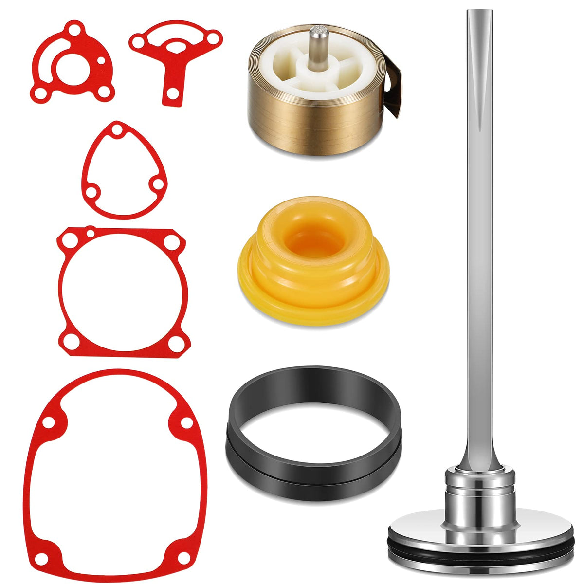 Tondiamo 9 Pcs Tools Part Gasket Kit, Bumper Air Nail Gun Part
