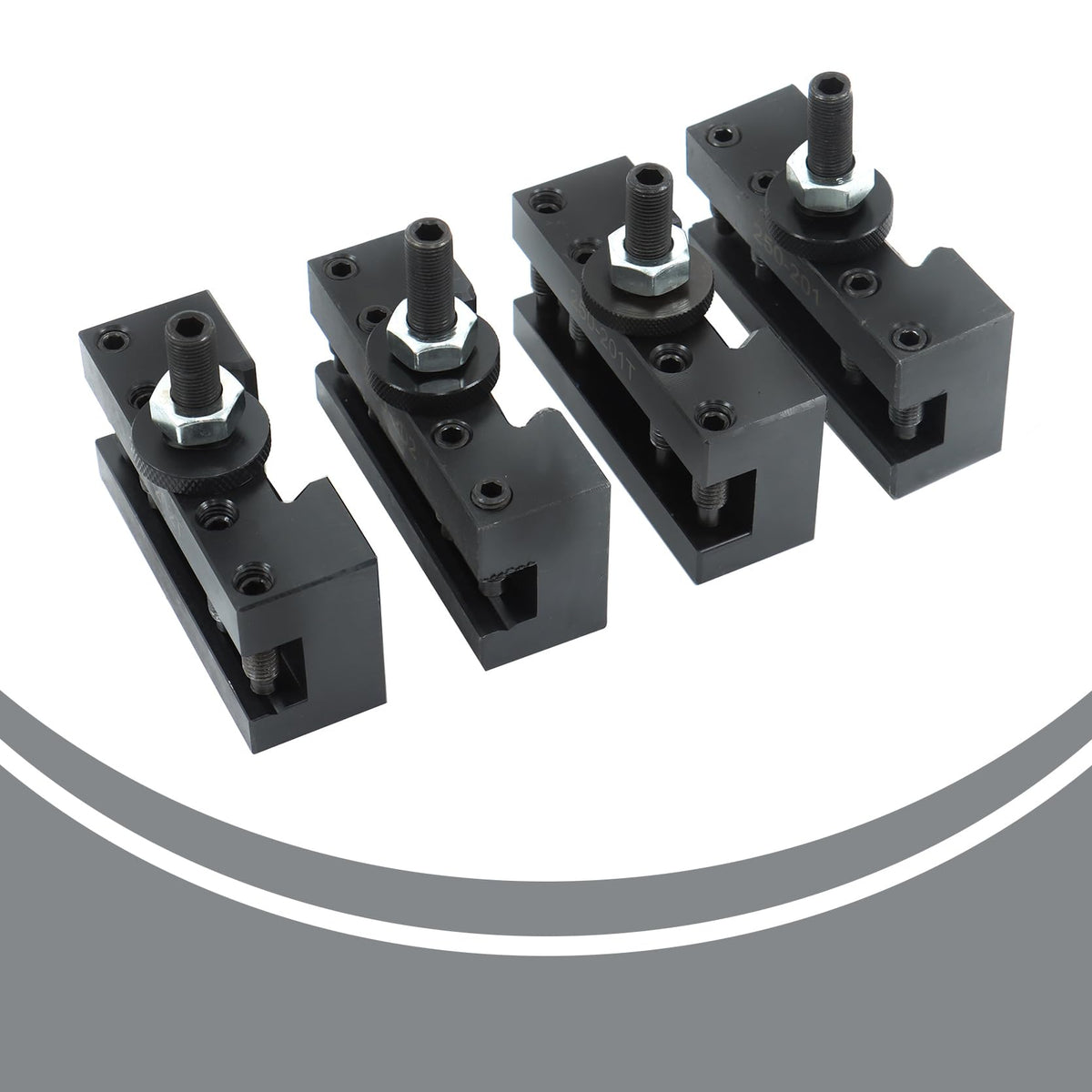 4Pcs BXA Tool Post Tool Holder Quick Change Turning and Facing Holder for Lathe