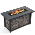 48 inch Propane Fire Pit Table with Ceramic Tile Top, 50000 BTU for Patio