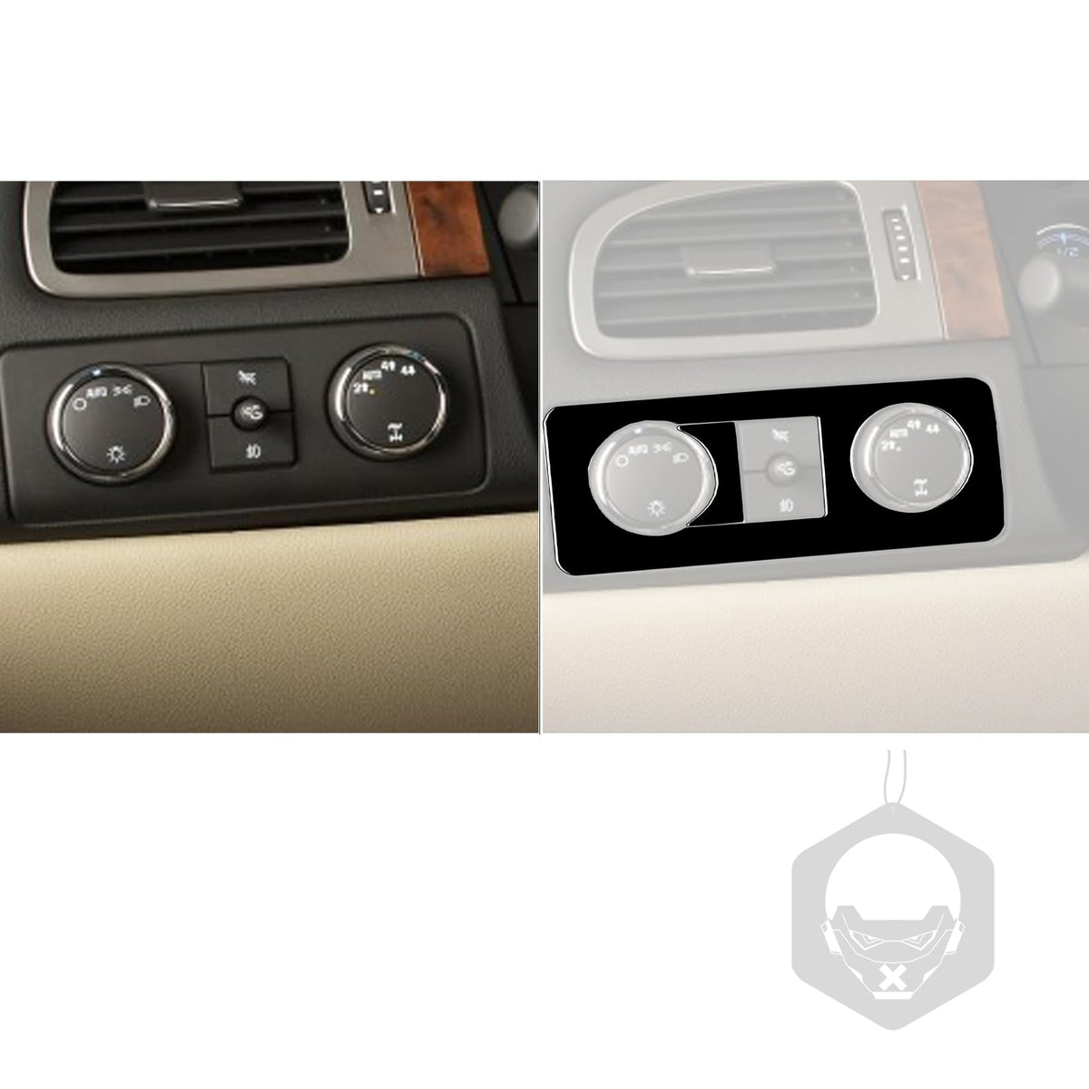 JKYUKU ABS for Chevrolet Accessories Headlight Switch Control Buttons