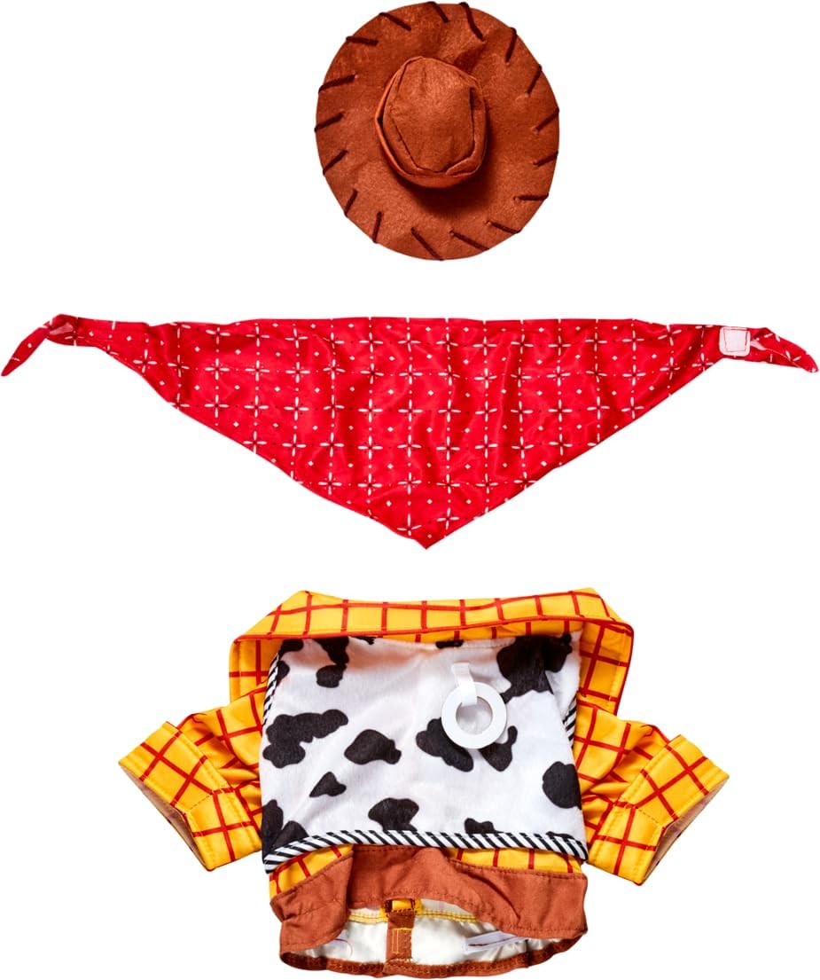 at Party City Toy Story: Woody Pet Costume for for Dogs or Cats, Large
