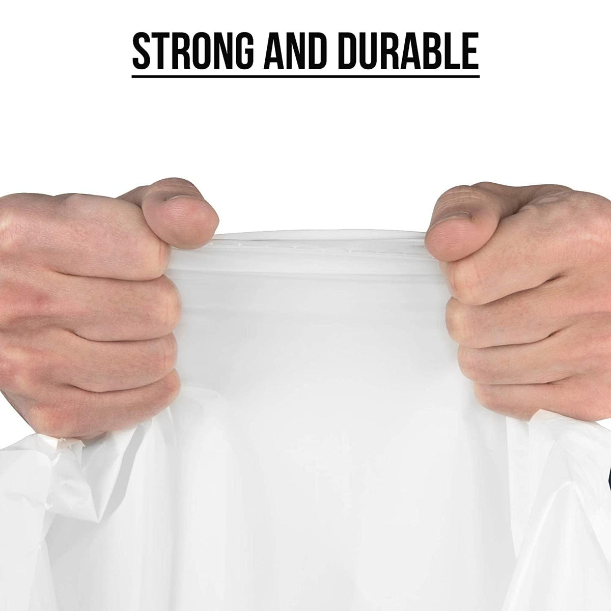 13 Gallon Drawstring Trash Bags - Bulk 200 Count