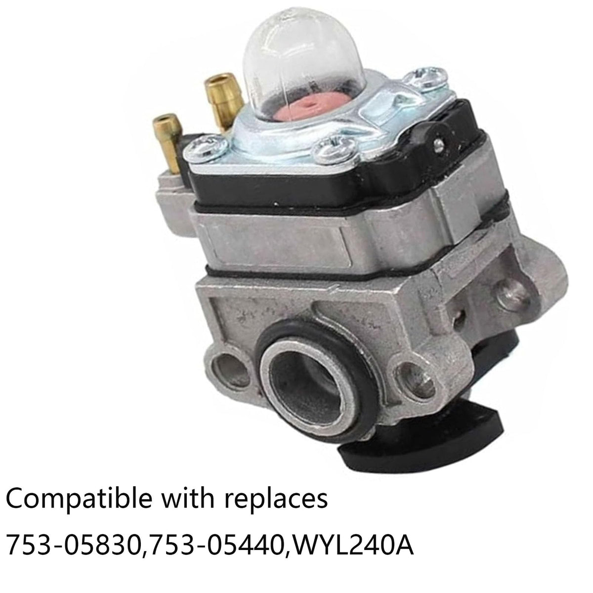 Kurihina Compatible with Carburetor for MTD 753-05830 316.791940 316.772370 YM4570 MP475 Carb 753-05440 Spark Plug Fuel Line Primer Bulb