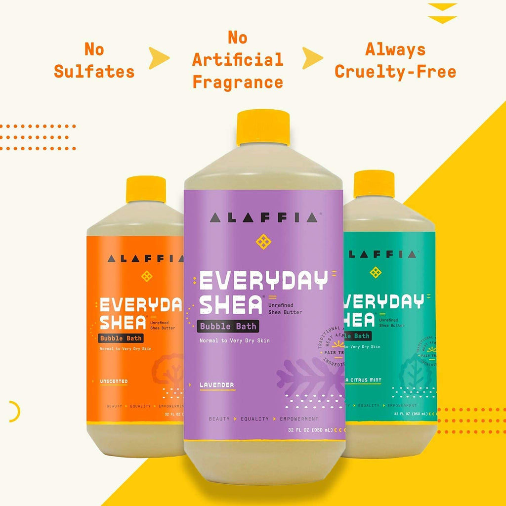 Everyday Shea Bubble Bath, Lavender 2-Pack, 32 Oz Ea
