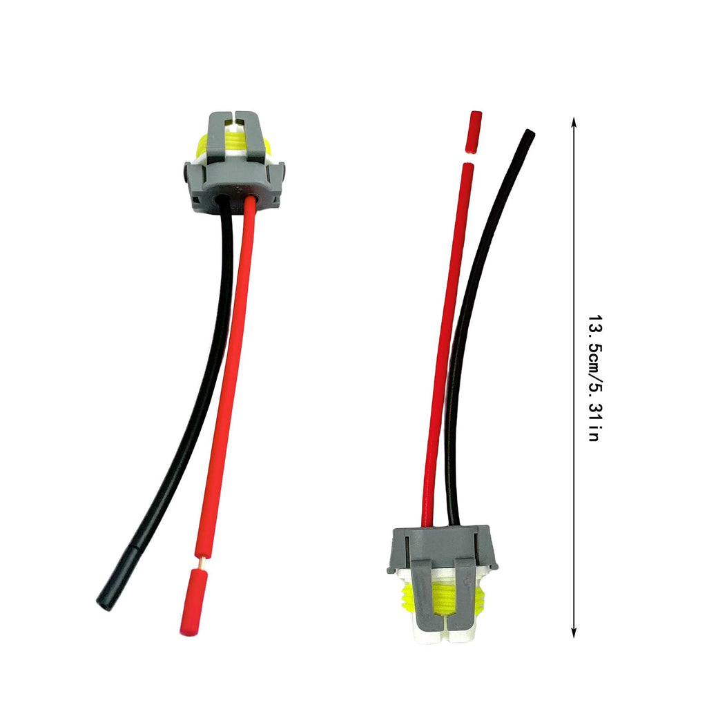 4Pcs H11 Ceramic Bulb Socket Adapter Connector Wiring Harness for Headlight Light Fog Use Car