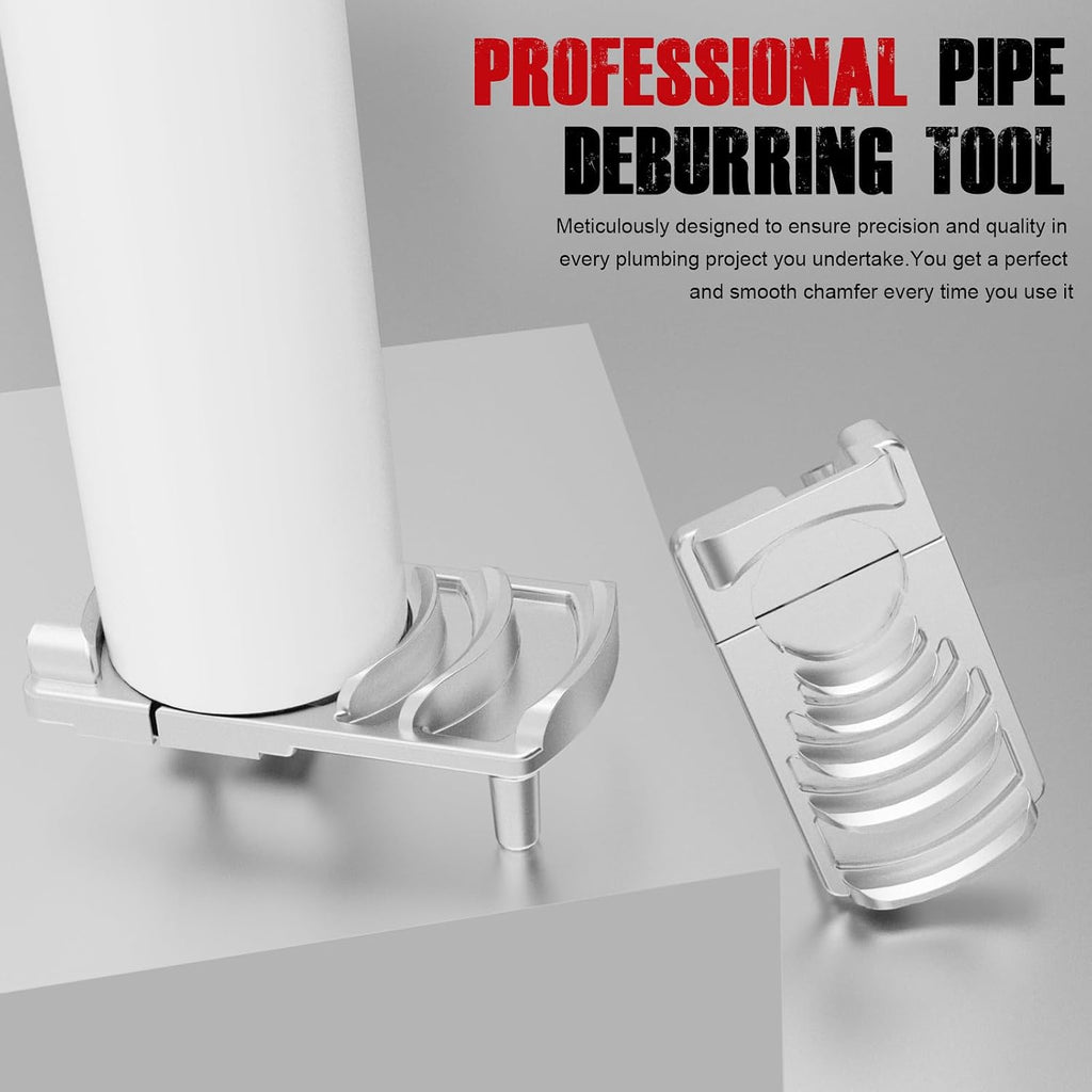 Deburring Tool for PVC Pipe, Plumbing Tools, Professional Plastic Pipe Deburring Tool, for Pipe Burring of Six Pipe