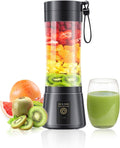 Portable Mini Shakes & Smoothies Blender - Personal Size Travel Blender | 6 Stainless Steel Blades, 380ML Traveling
