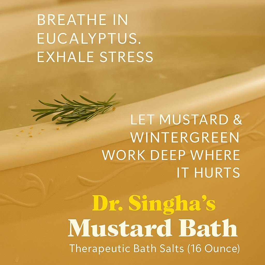 Mustard Bath Soak – Warming & Purifying 16 Oz