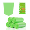 Compostable Trash Bags 2 Gallon - Bulk Mini Rubbish Waste Can Liners Unscented Strong Thick Biodegradable Tiny