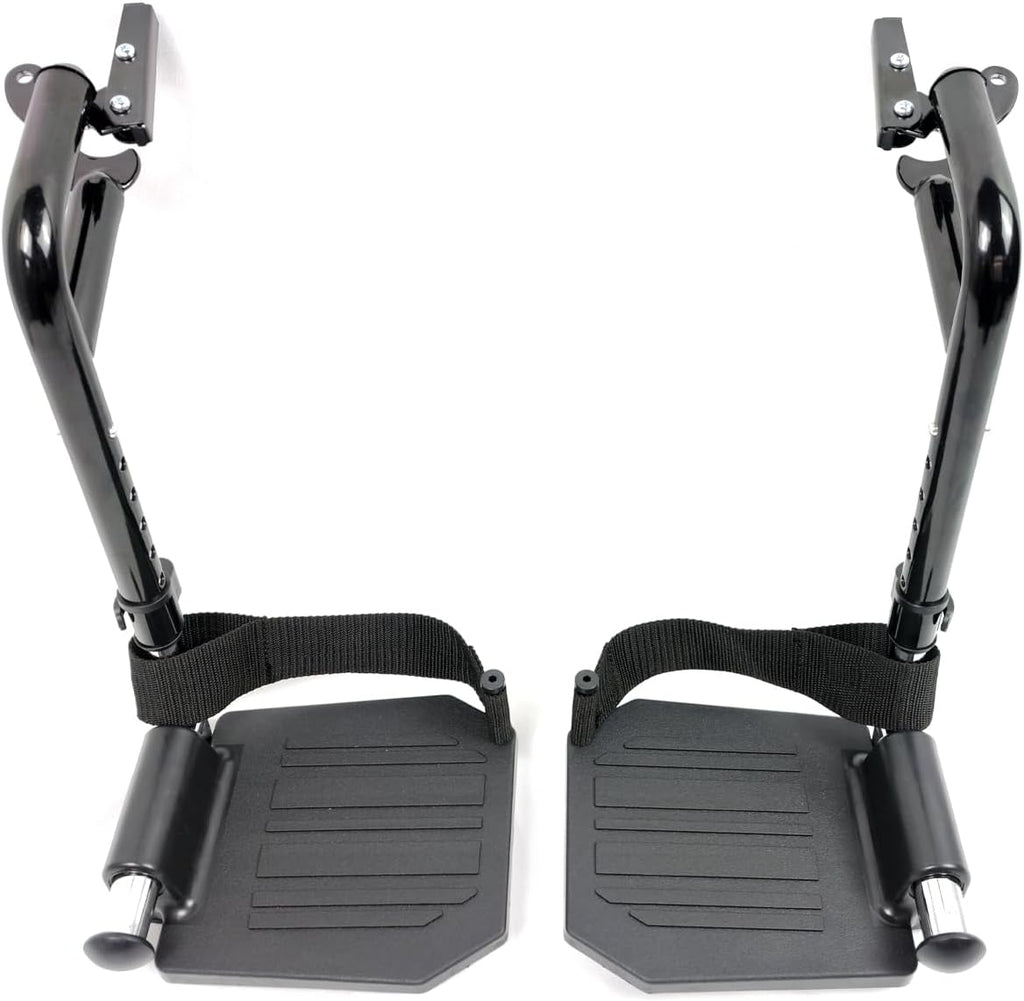 Wheelchair footrest pad,Elevating Leg Rest,Swing-Away Footrests for Standard Wheelchairs and Transport Chair, Footplates and Heel Loops, Universal Replace Parts.Same Function as T93HEP, PH-SF.