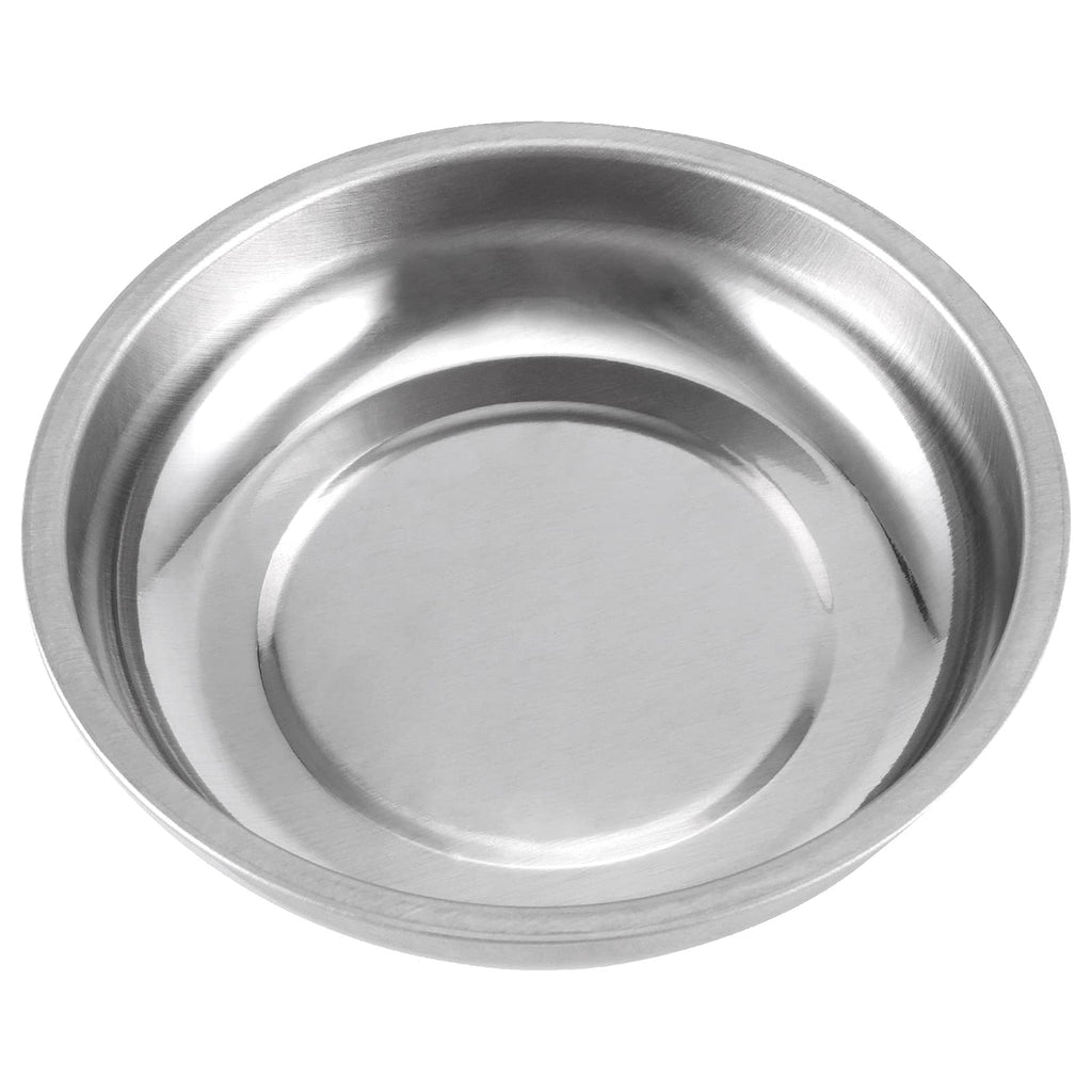 10 Packs 3 Inches Magnetic Tray, Stainless Steel Magnetic Bowl, Round Magnetic Parts Tray for Pins, Screws, Bolts