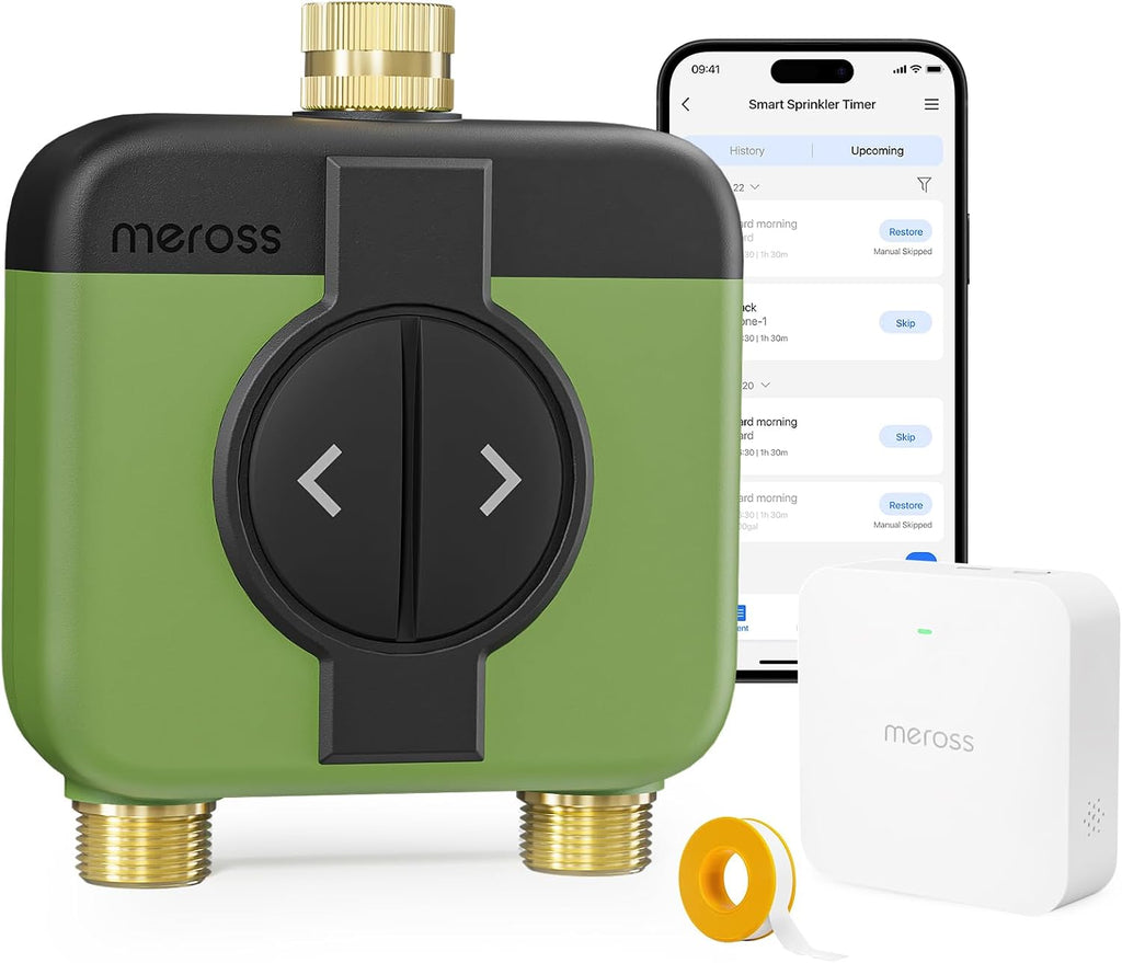 WiFi Water Timer for Garden, Hose Timer with Brass Inlet & Outet | Smart Sprinkler Timer for Garden, Lawn & Yard