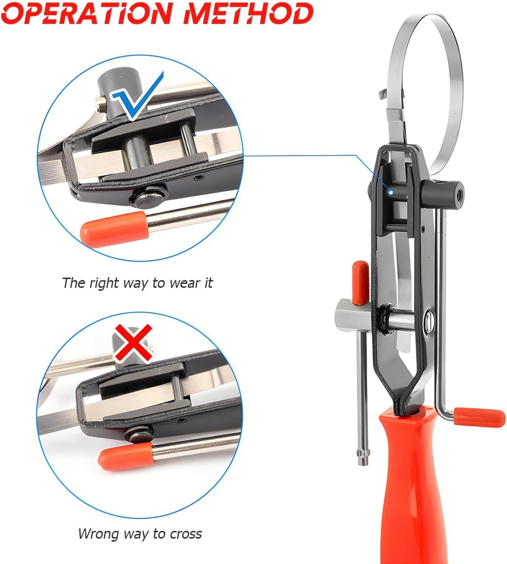 Joint CV Boot Clamp Pliers, Ear Clamp Banding Tool Kit, Automotive Hose Axle Pliers, Heavy Duty Universal Vacuum
