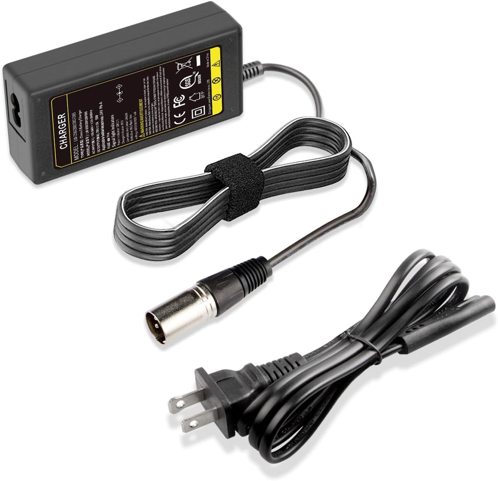 29V 2A for 24V 2A Scooter Battery Charger for Golden Buzzaround Lite, Jazzy Power Chair,Pride Hoveround Mobility,Schwinn S300 S350 S400 S500 S650,Ezip 400 500 650 750 900 Mountain Trailz,Shoprider