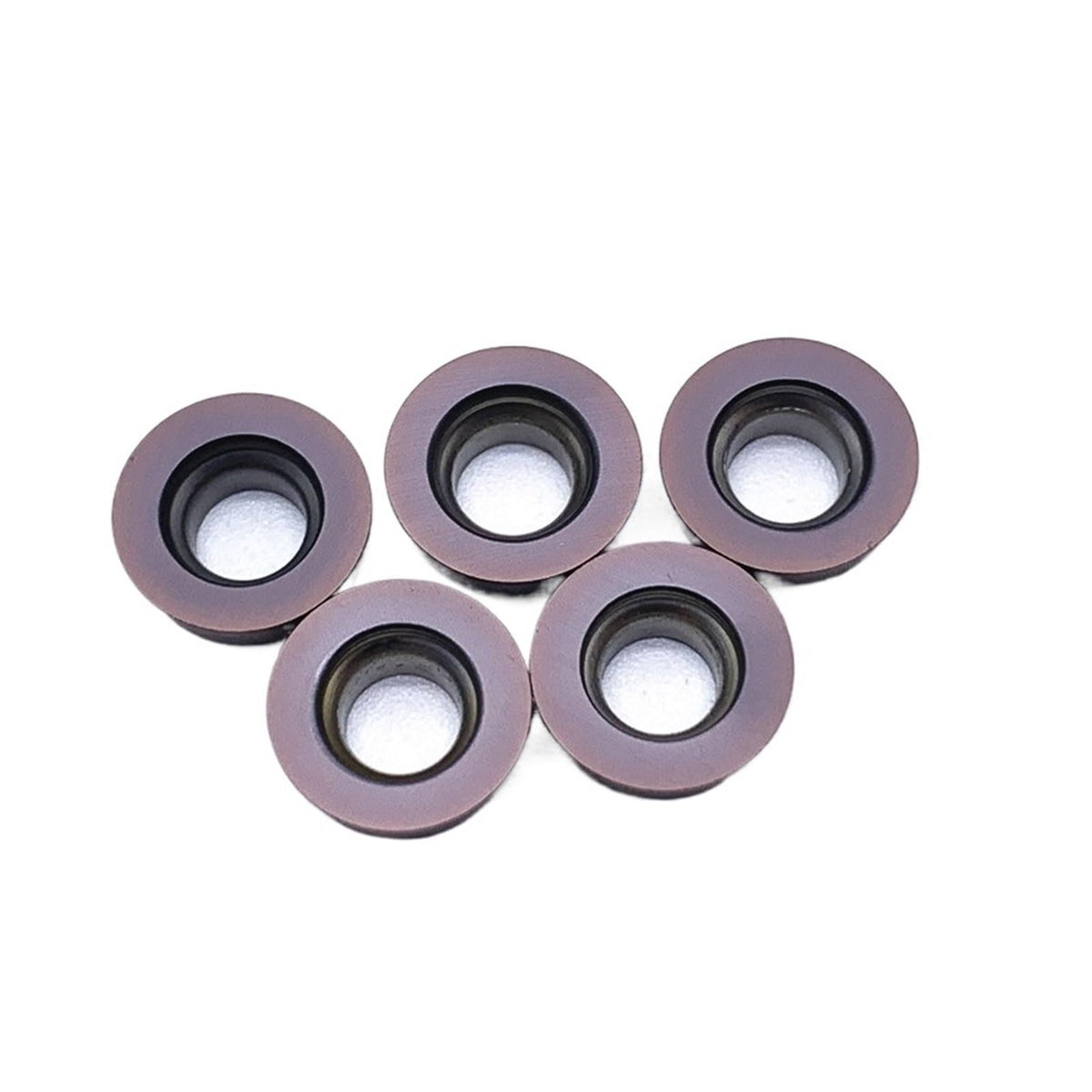 Carbide Turning Inserts 10PCS RPMW1003 RPMT10T3 RPMT08T2 RPMT1204 RPMT1606 Hard Alloy Blade External Turning Tool Lathe Tools(RPMT10T3)