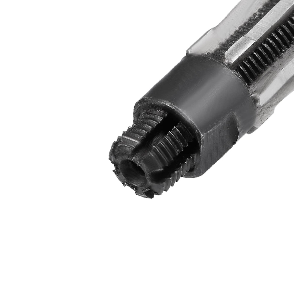 uxcell 2pcs 11.75-12.75mm, 12.75-13.75mm Adjustable Hand Reamer High Speed Steel H8 6 Straight Flute Milling Cutter Tool
