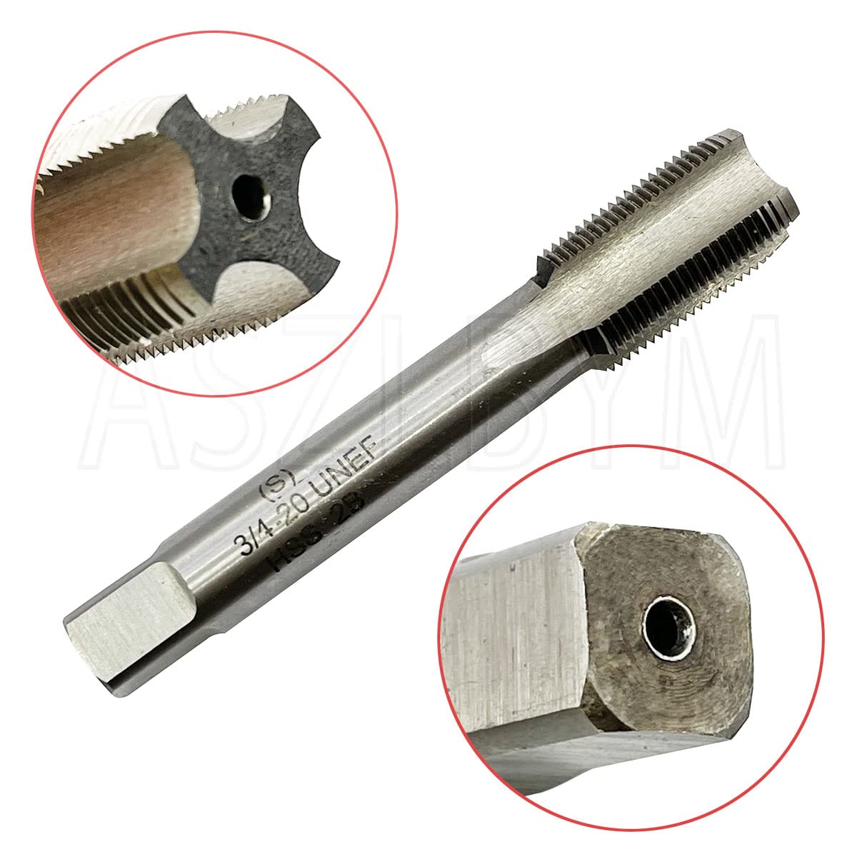 3/4-20 HSS Tap And Die Set， UNEF Machine Thread Tap And UNEF Round Thread Die Right Hand