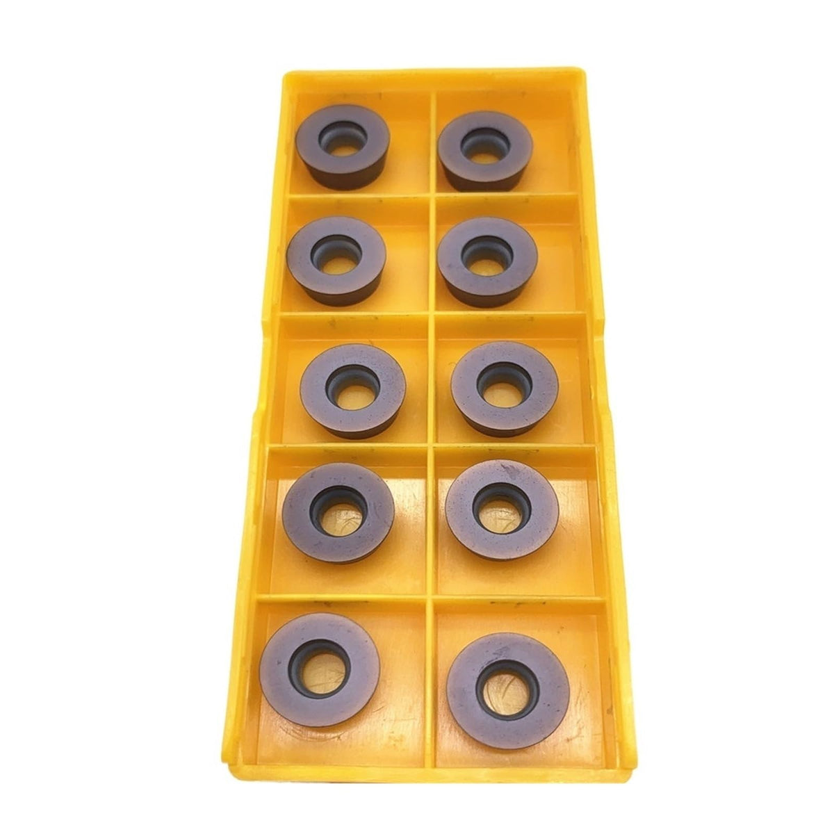 Carbide Turning Inserts 10PCS RPMW1003 RPMT10T3 RPMT08T2 RPMT1204 RPMT1606 Hard Alloy Blade External Turning Tool Lathe Tools(RPMT10T3)