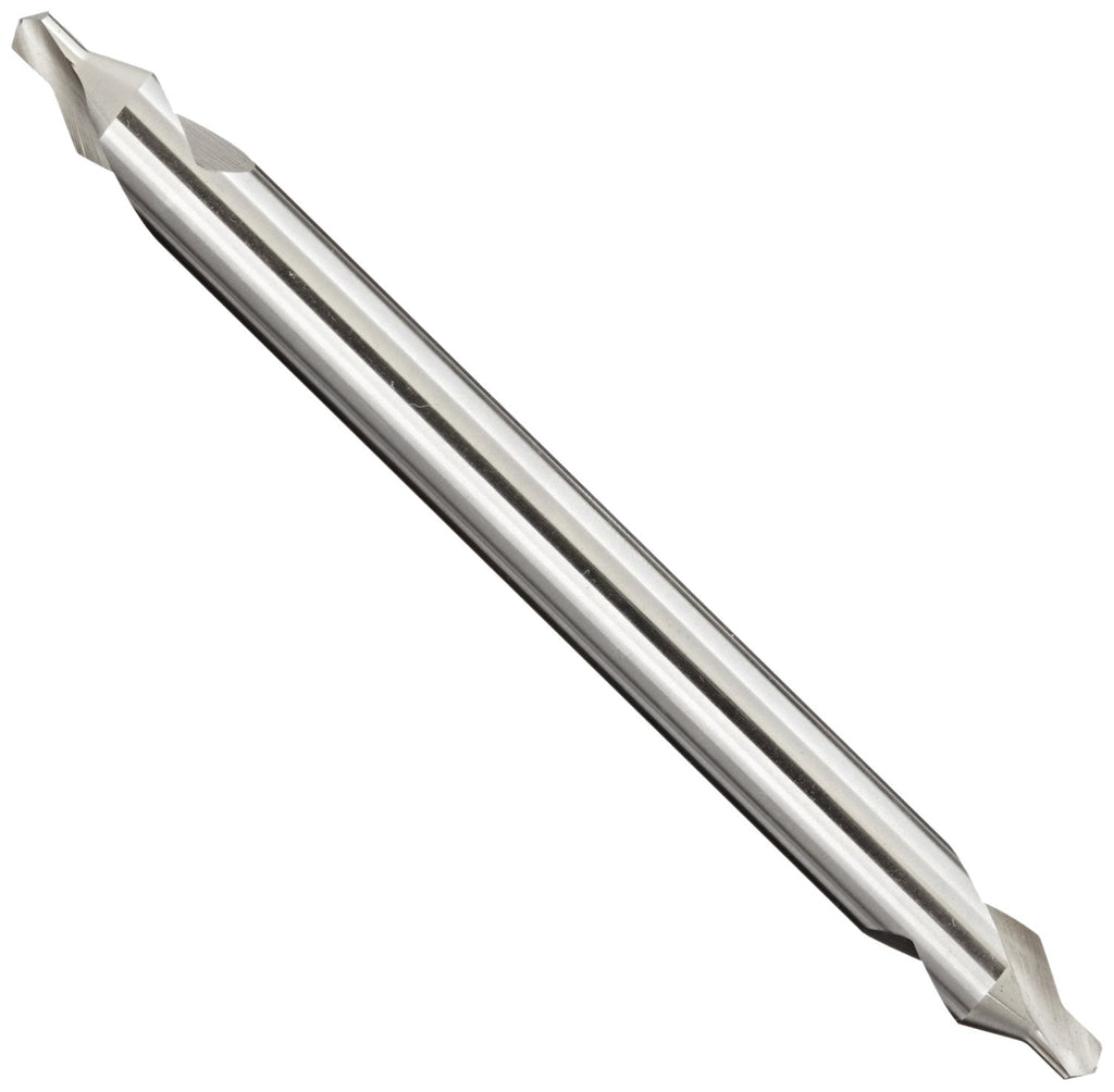 YG-1 D1C90 High Speed Steel Long Length Center Drill Bit, Uncoated (Bright), Slow Spiral, 60 Degree, 5/64" Diameter x 4" Length (Pack of 1)