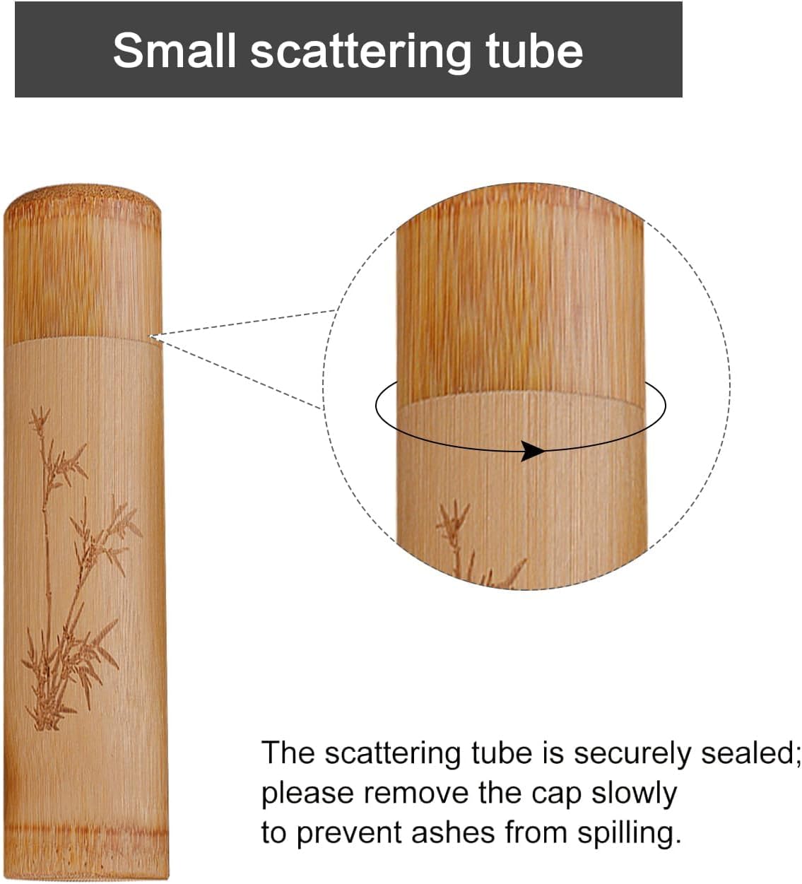4 Set Scattering Tubes for Human Ashes Biodegradable Urn for Human Ashes