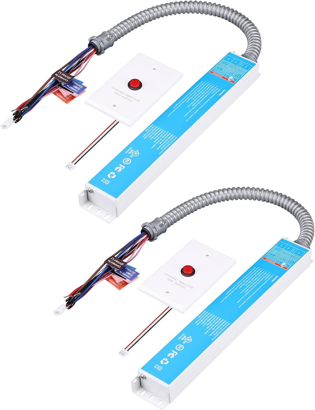 LEONLITE 2-Pack 15W LED Emergency Driver, 100-347VAC Input, 170VDC Output