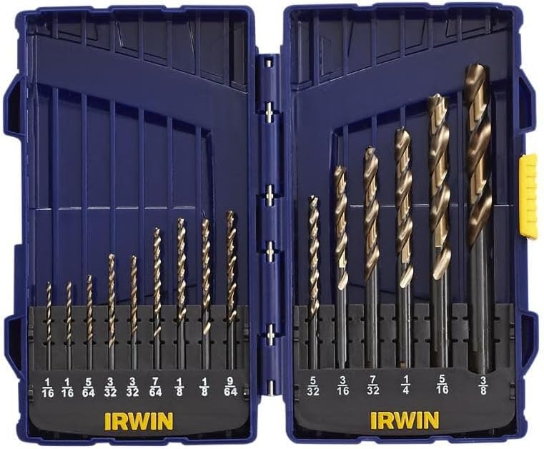 IRWIN Tools Drill BIT 15PC Cobalt Set